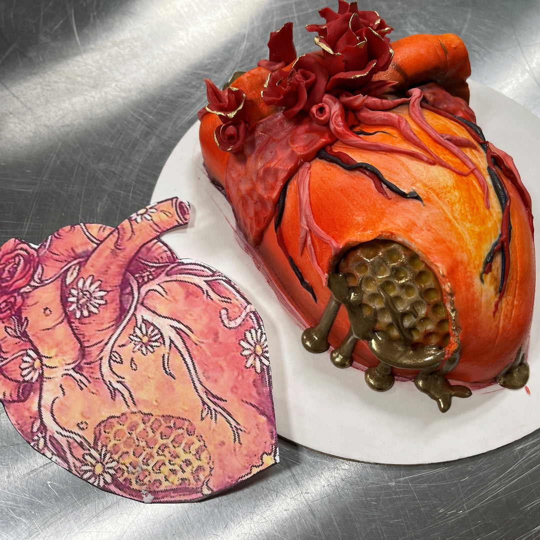 Eat Your Heart Out - Nailed It Style Cake Decorating Challenge` - Art Is In Cakes, Bakery Supply