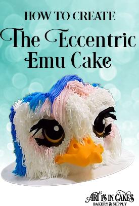 The Eccentric Emu Cake - New full length Tutorial on Vimeo! - Art Is In Cakes, Bakery Supply
